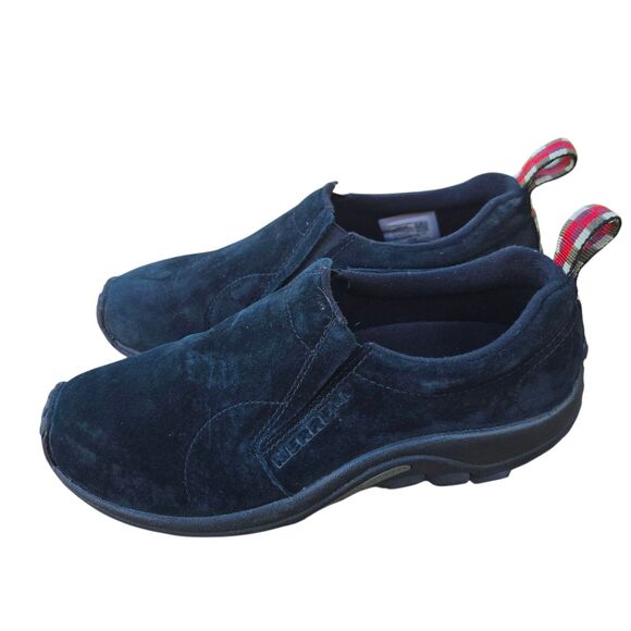 Merrell Jungle Moc Women's Size 9.5 Slip On Shoe Midnight Black Walking J60826 - Picture 5 of 15